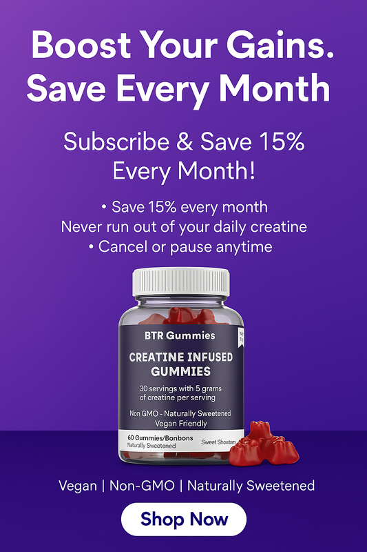 Beast Bites Creatine Gummies vs. BTR Gummies: Why BTR Gummies Are the Superior Choice for Your Fitness Journey
